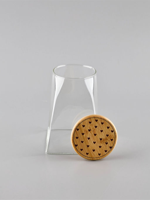 Банка для хранения сыпучих продуктов и круп Сердечки, 950 мл - Дорого внимание фото 4