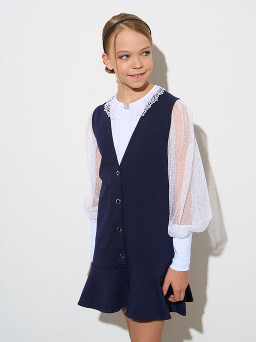 Сарафан темно-синий 232222401 - Nota bene фото 13