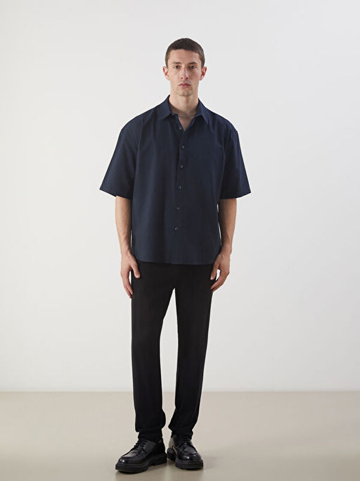 Rahat Kal?p K?sa Kollu Erkek G?mlek