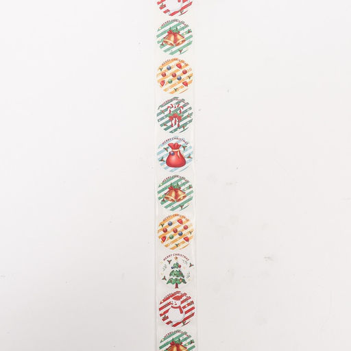Наклейки в рулоне Mary Christmas, 500 шт., 2.5?2.5 см