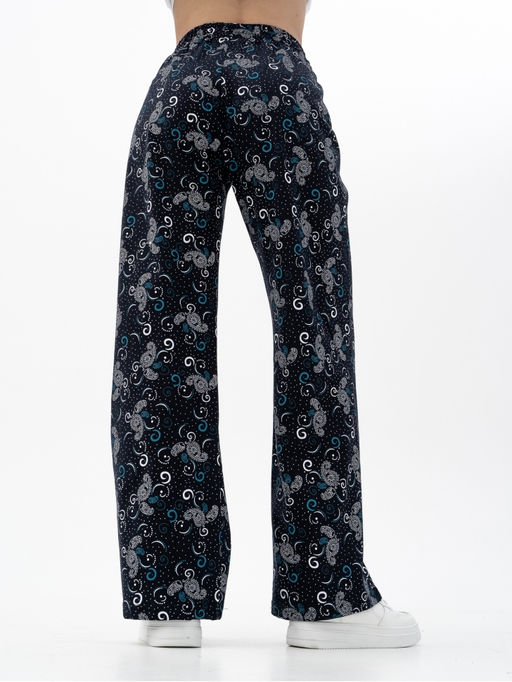 Брюки жен.арт.1135/1-5,черно-бирюзовые - Binita фото 5