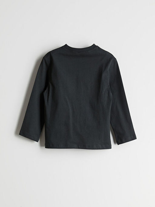 Bisiklet Yaka Dinozor Bask?l? Erkek ?ocuk Ti??rt