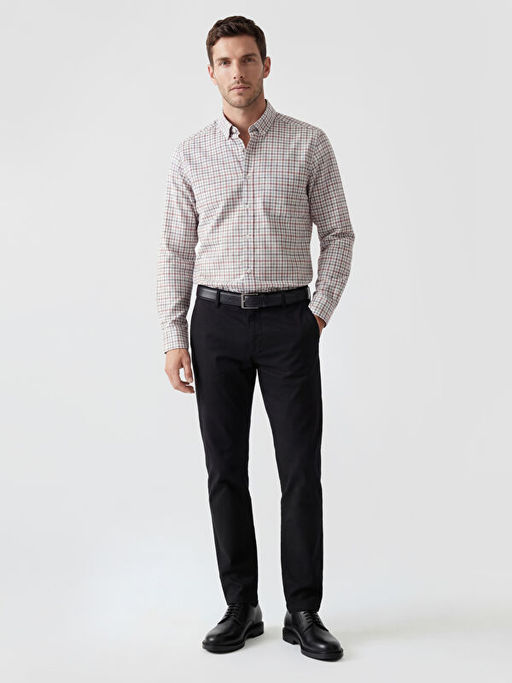 Regular Fit Ekose Erkek G?mlek