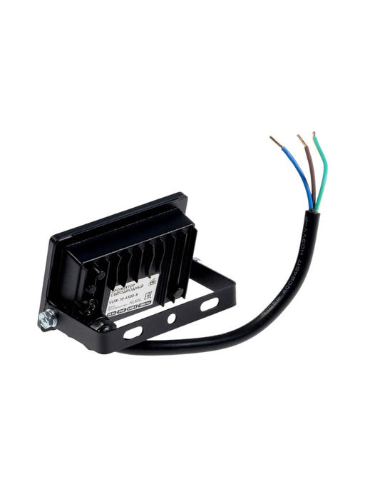 Прожектор светодиодный VKL electric, 10 Вт, 1200 Лм, 6500К, IP65, 220V черный, свеч. хол. бел. 10981