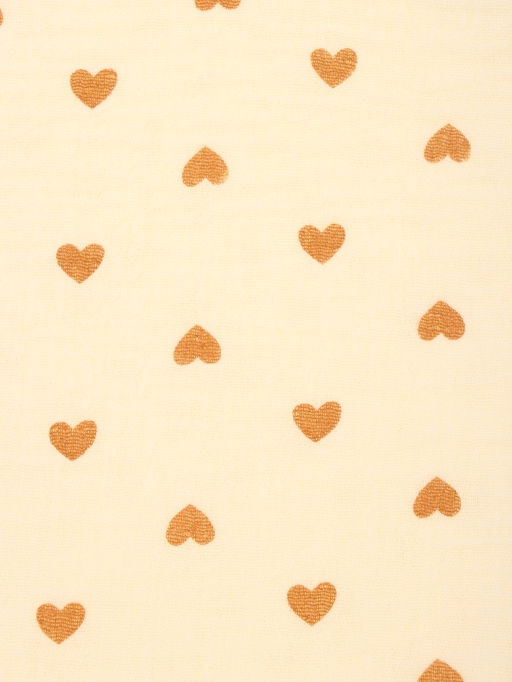 Плед «Этель. Сердечки», 100×100 см, муслин двухслойный