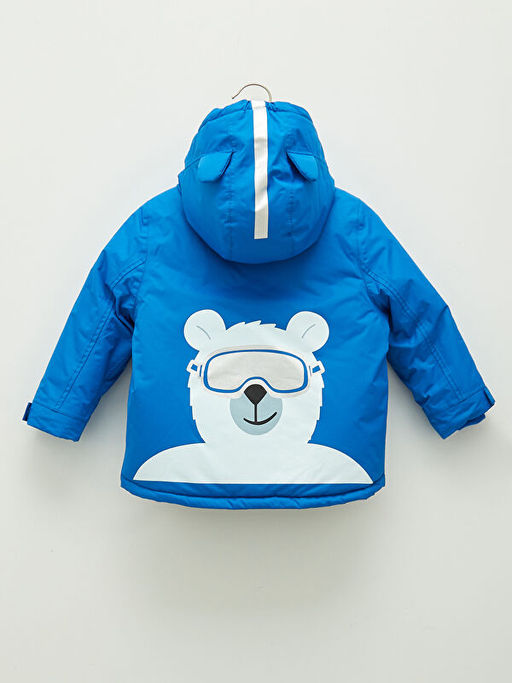 Kap??onlu Uzun Kollu Basic Erkek Bebek Mont - Waikiki фото 2