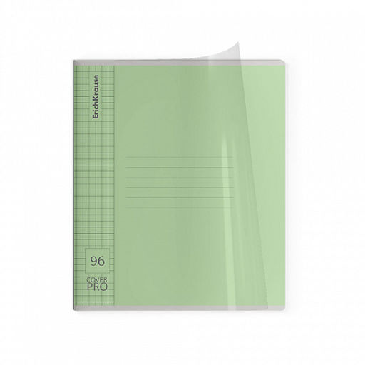 Цена за 5 шт. Тетрадь общая ученическая с пластиковой обложкой на скобе ErichKrause Классика CoverPrо fizzy, А5+, 96 листов, клетка_MIX-PACK  фото 4