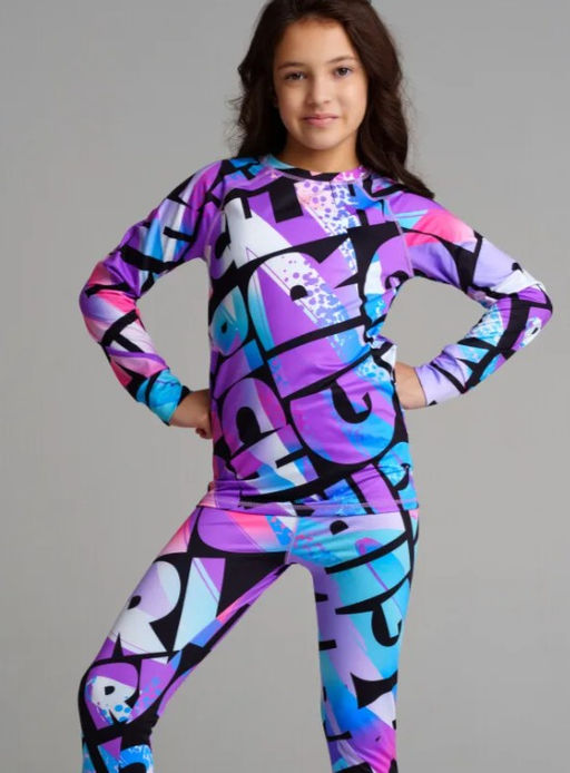 32321464 Термокомплект для девочек: брюки, толстовка