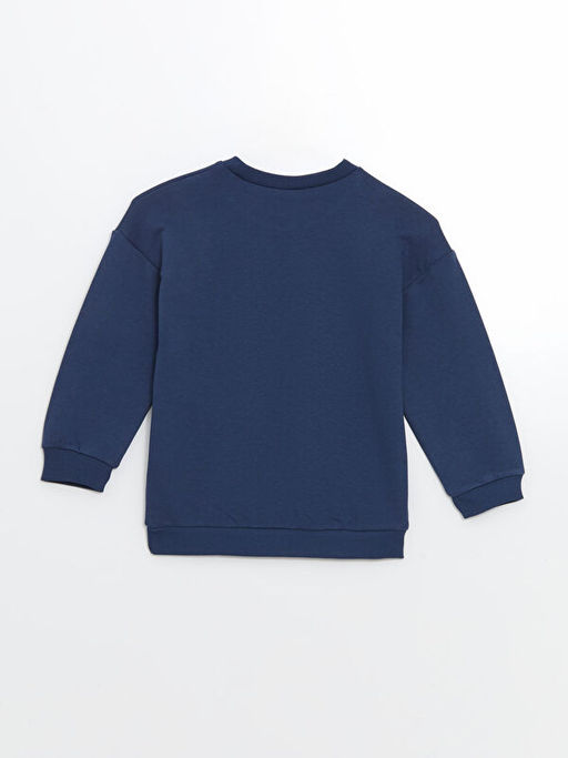 Bisiklet Yaka Erkek ?ocuk Sweatshirt ve E?ofman Alt 2li