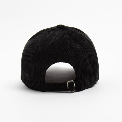 Бейсболка однотонная MINAKU, чёрная, размер 56-58, вельвет