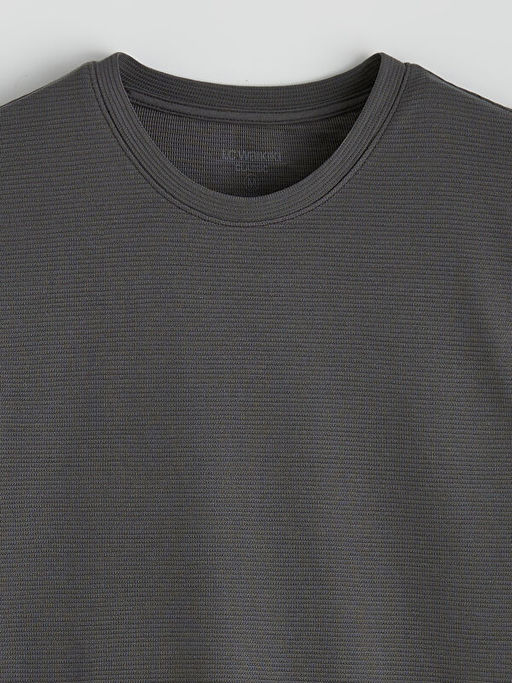 Bisiklet Yaka Penye Erkek Ti??rt