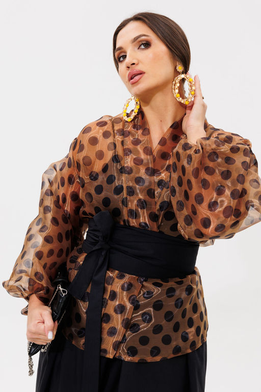 Блуза Anastasia 1061.1 кофе