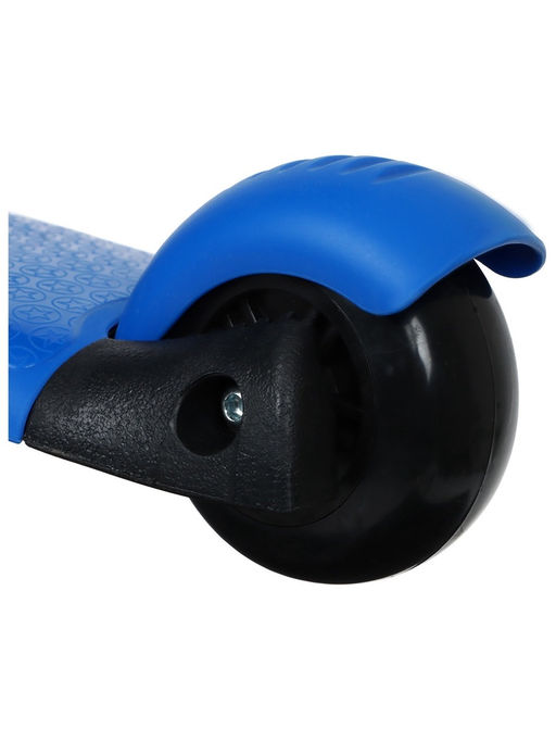 Самокат 2 в 1 GRAFFITI, с корзинкой, колёса PU 120/75 мм, синий