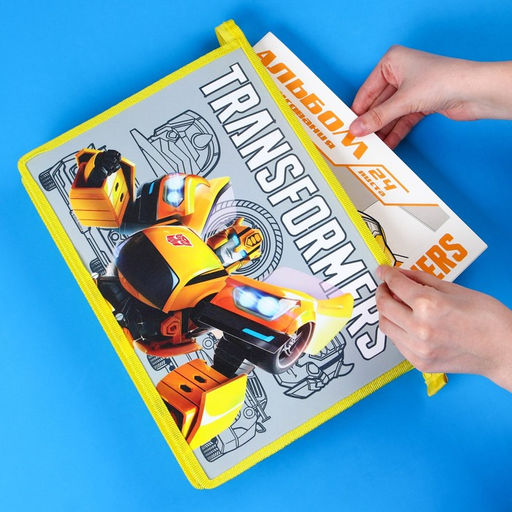 Папка пластиковая А4, на молнии, Трансформеры - Hasbro фото 2