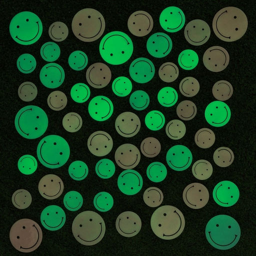 Набор интерьерного светящегося декора на стену TAKE IT EASY Улыбка, 60 шт.