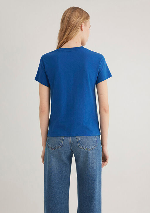 Mavi Kedi Logo Bask?l? Mavi Tisort  фото 4