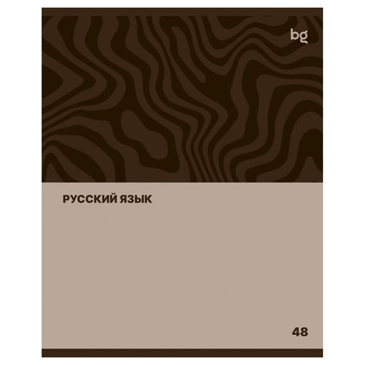 Цена за 2 шт. Тетрадь 48л. SINGLE COLOUR "Русский язык" (ТПск48 63783, BG)