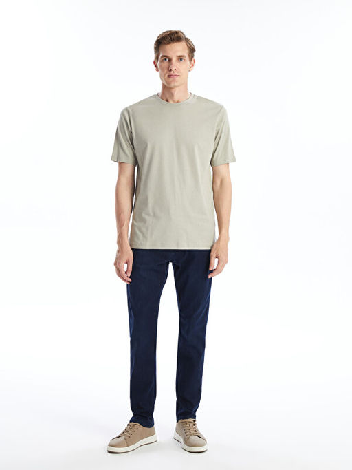 Bisiklet Yaka Penye Erkek Ti??rt