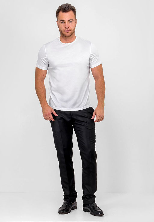 Джемпер мужской короткий рукав GREG TS521-M (белый)