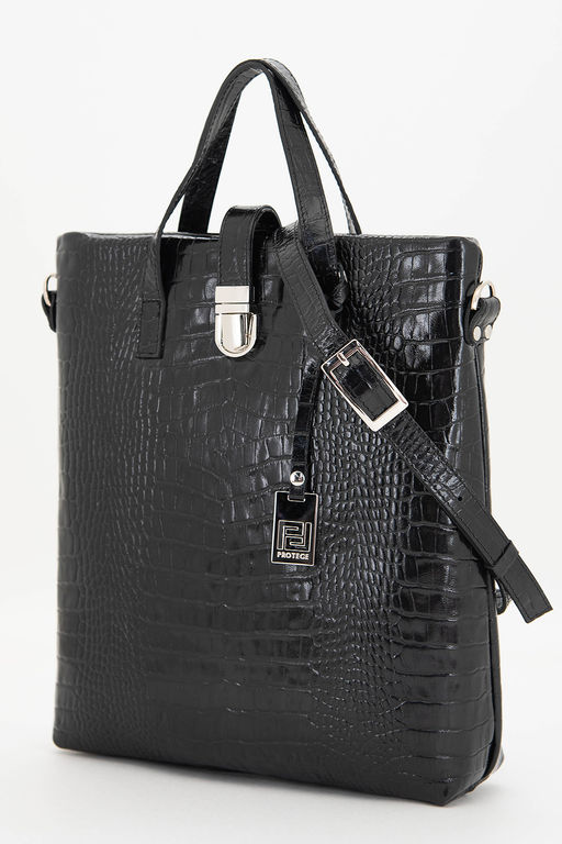 Сумка женская Ц-220.4 черный - Protege фото 3