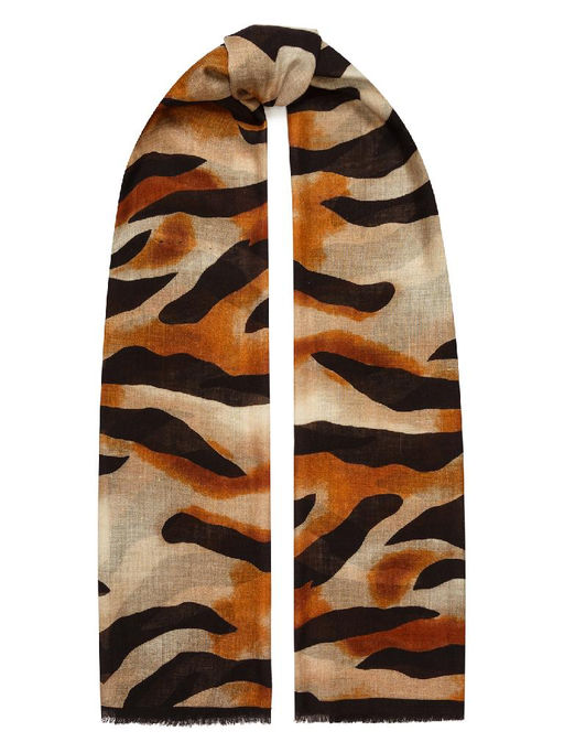 Палантин жен. шерсть+шелк 65х180 JG43-8287-16 - Eleganzza фото 3