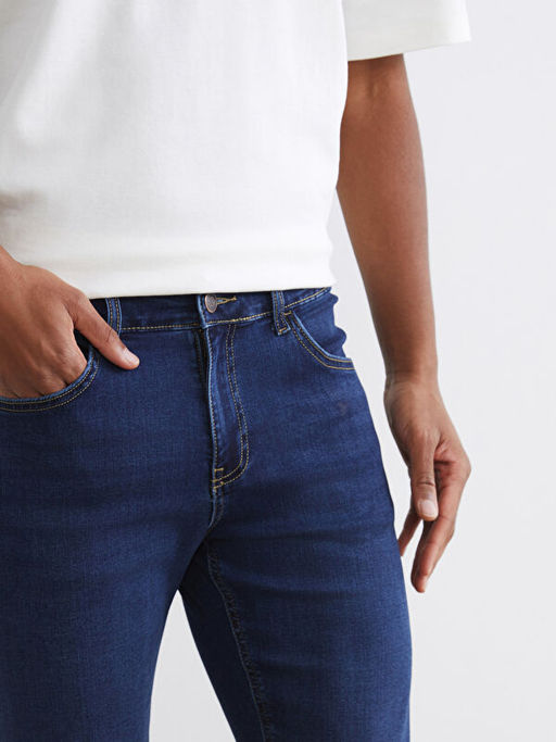 Slim Fit Erkek Jean ?ort