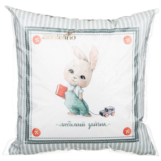 ПОДУШКА ЛЮБИМЫЙ ЗАЙЧИК 35Х35СМ, 100 - Lefard фото 2