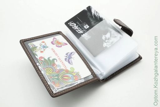 Женская кожаная визитница Sergio Valentini СВ 8030-010  фото 8