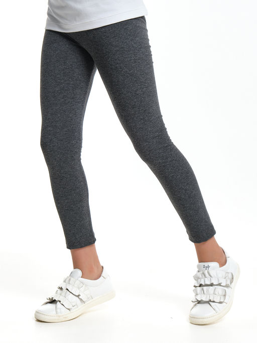 Бриджи лосины однотонные 22-7507 серый - Mini maxi фото 5