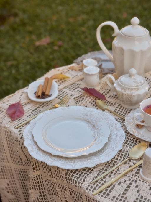 Тарелки SL Home «Аманде», d=21 см, набор 2 шт., фарфор, белые