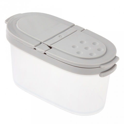 Контейнер для специй пластмассовый 120мл, 5х5х10,5см, смоки (Россия)