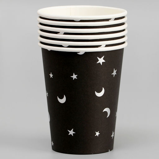 Стаканы бумажные «Ночное небо», 6 шт.