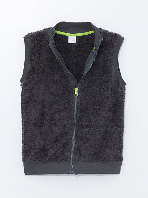 Dik Yaka Pel?? Erkek ?ocuk Yelek