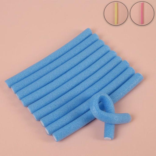 Бигуди Бумеранг, d = 1 см, 15 см, 10 шт, цвет МИКС