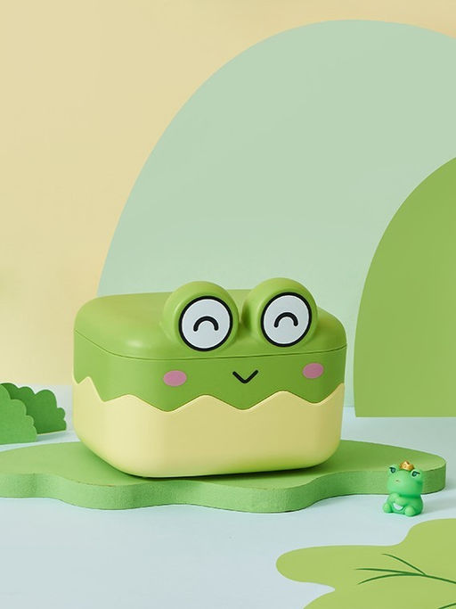 Мыльница Cute frog, green (13*10,5*10 см)