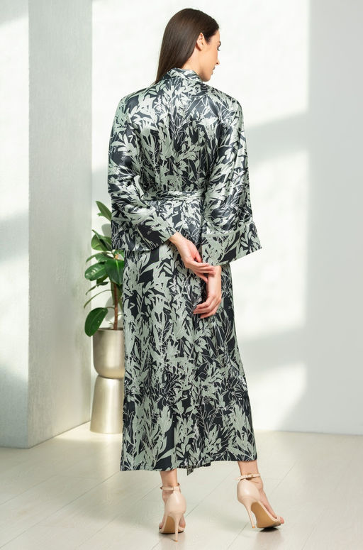 Длинный запашной халат Mia-Amore