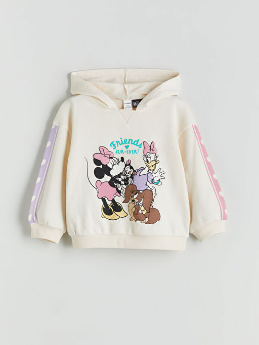 Minnie Mouse Lisansl? K?z ?ocuk Sweatshirt ve E?ofman Alt?