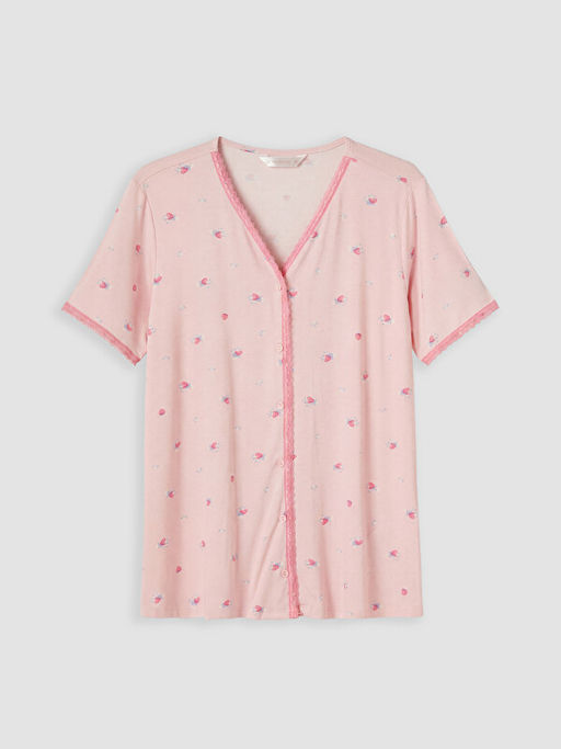 V Yaka Hamile ?ortlu Pijama Tak?m?