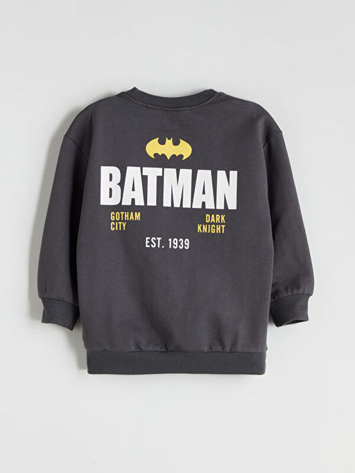 Batman Bask?l? Erkek ?ocuk Sweatshirt