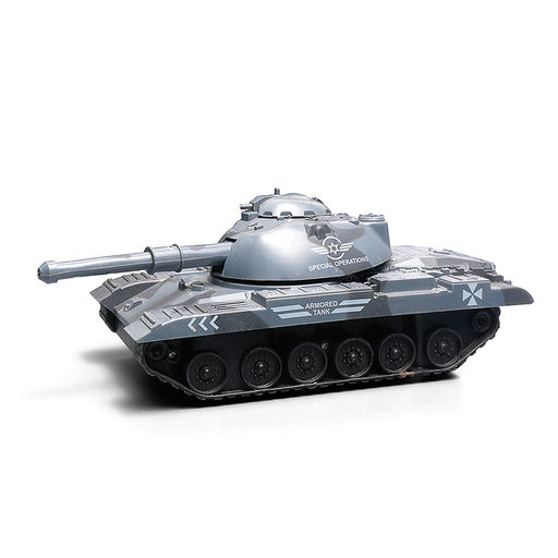 Машина "Военный автовоз" с танком р/у 27 MHz, в коробке