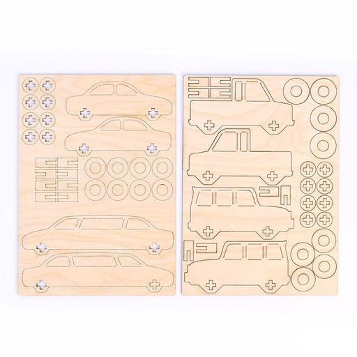 Сборная модель Автомобили - Лесная мастерская фото 3