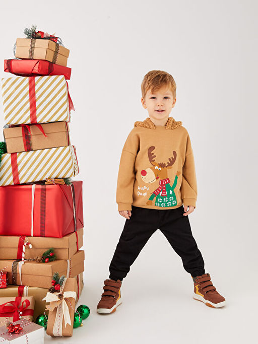 Beli Lastikli Basic Erkek Bebek Pantolon - Waikiki фото 2