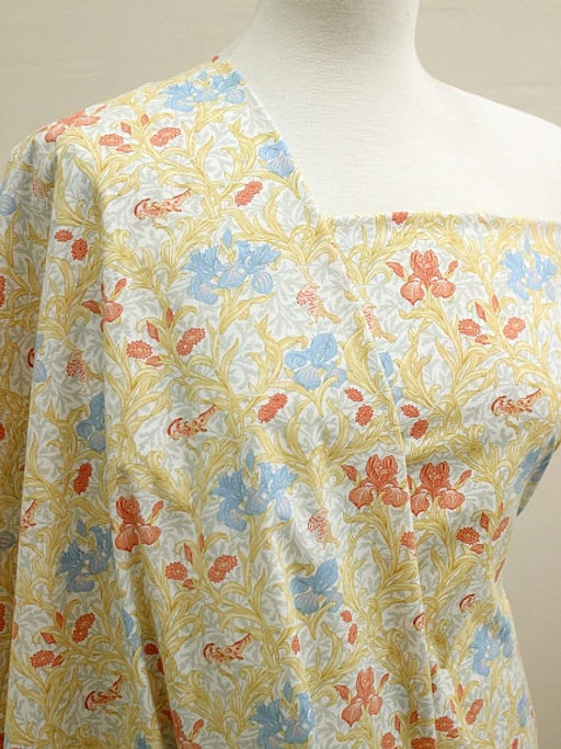 Импорт. хлопок Архелия цв.белый, ш.1.5м, хлопок-100%, 100гр/м.кв - Купава фото 2