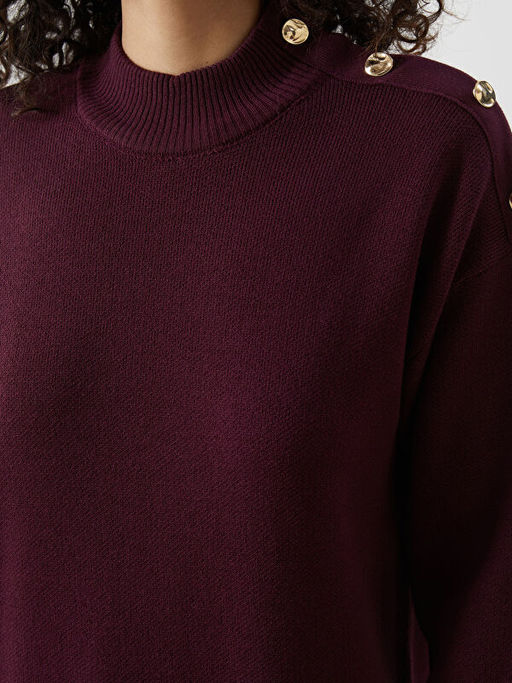 Dik Yaka Kad?n Triko Tunik