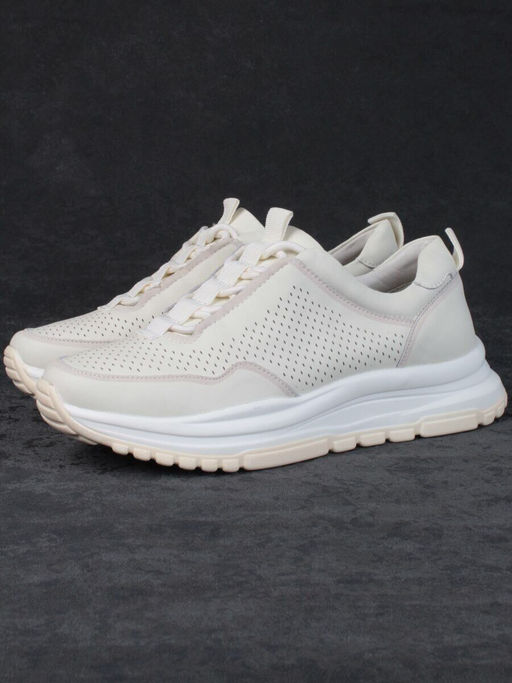 05-PDL250-2 LT. BEIGE Кроссовки женские (натуральная кожа)