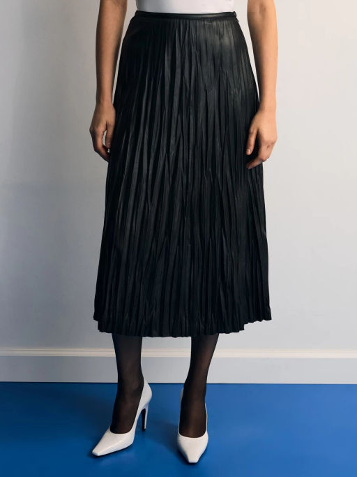 Плиссированная юбка миди / Zarina