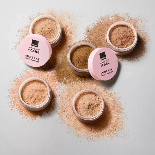 Минеральная рассыпчатая пудра для лица Make Up + Care, 6 г