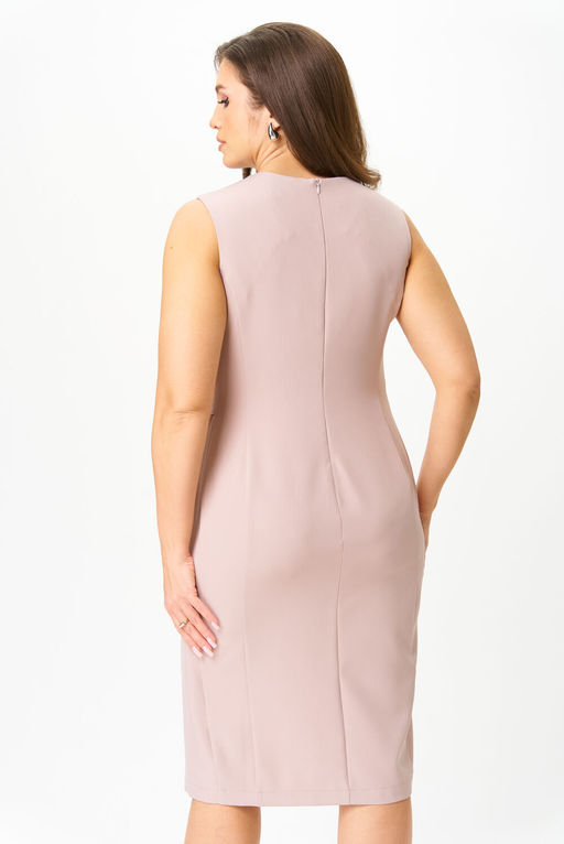 Платье Anastasia Mak 1262 бежевый  фото 2