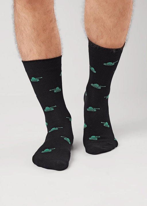 (CLE) К6575Л носки муж. 23Ф (ЧЗ)