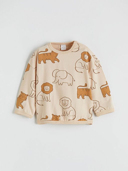 Hayvan Desenli Erkek Bebek E?ofman Tak?m?